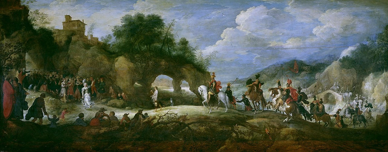 Le donne d'Israele accolgono Davide con canti e danze dopo la sua vittoria su Golia - Museo del Prado, Madrid